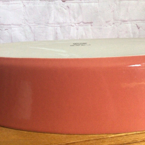 IKEA Orange/Red Ceramic Oval Baking Dish - Picture 7 of 8